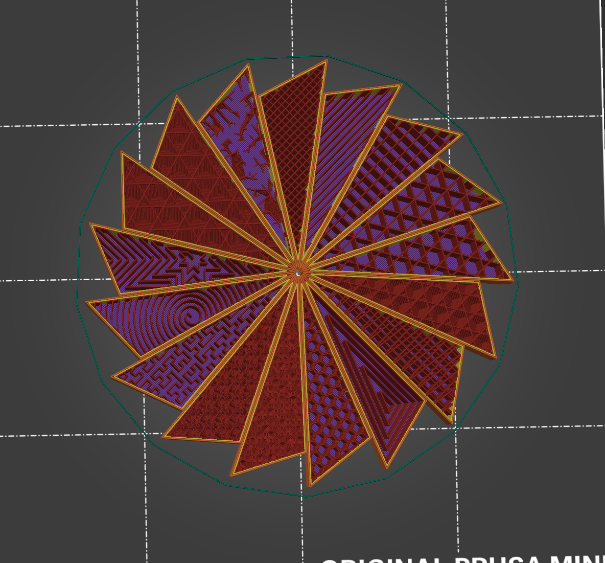 Infill Pattern Sample Card - Prusa Slicer And Bambu Studio By ...