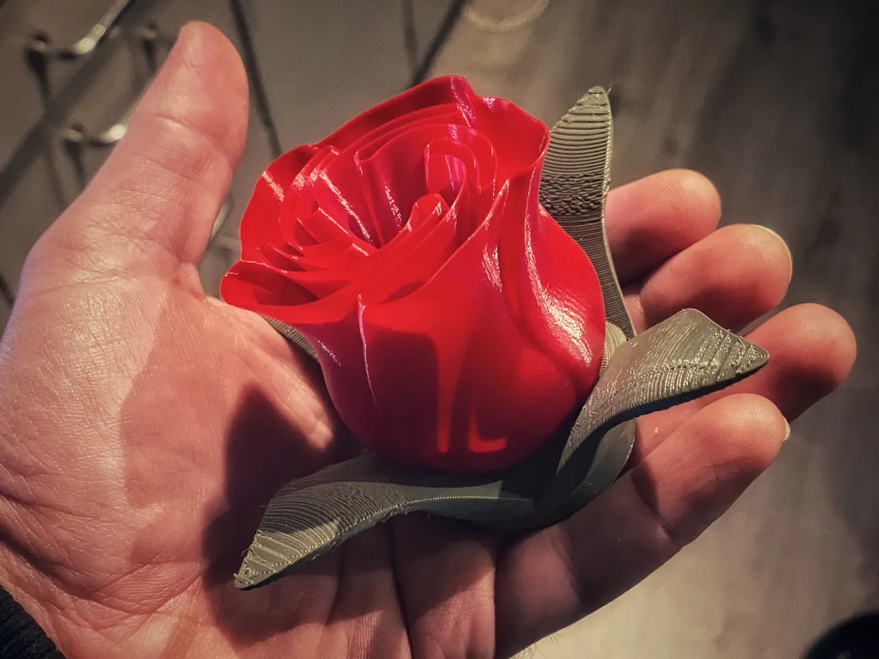 3D Rose store Bud Set