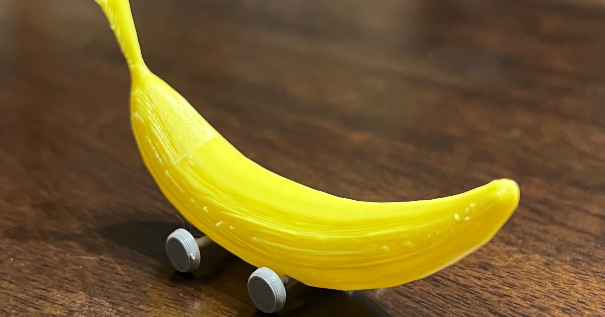 Banana Car - Toy Car by Henry3DPrinting | Download free STL model ...