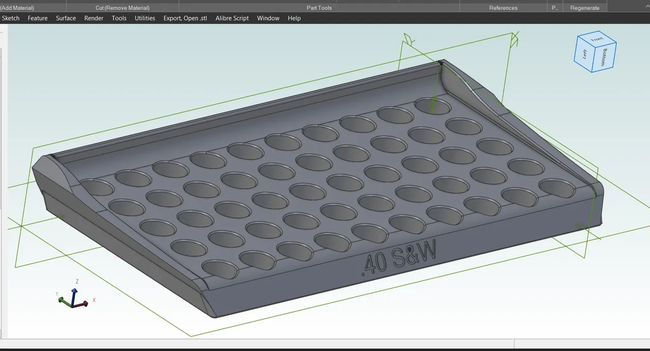 .40 S&W Reloading Block by Ken226 | Download free STL model ...