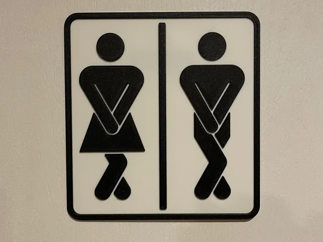 Humorous Bathroom sign
