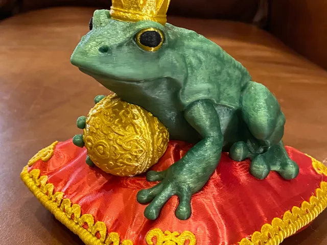 The Frog Prince (multi and single colour fairytale model)