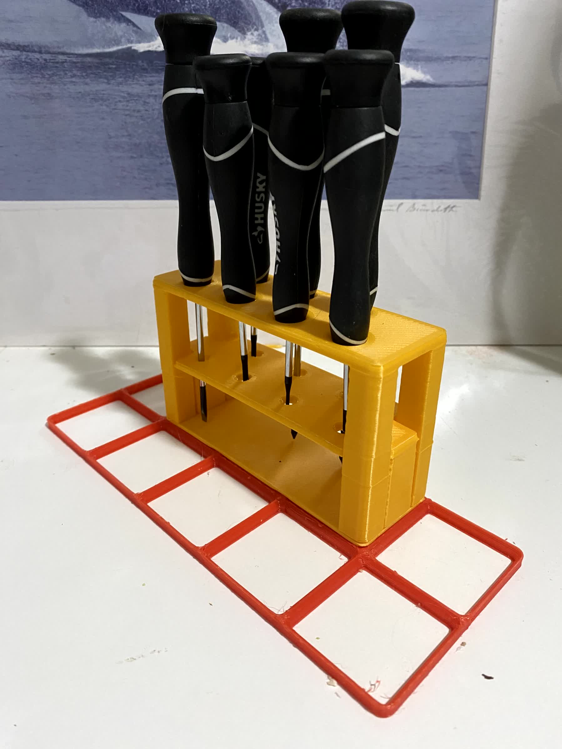 Miniature Screwdriver Stand - Gridfinity