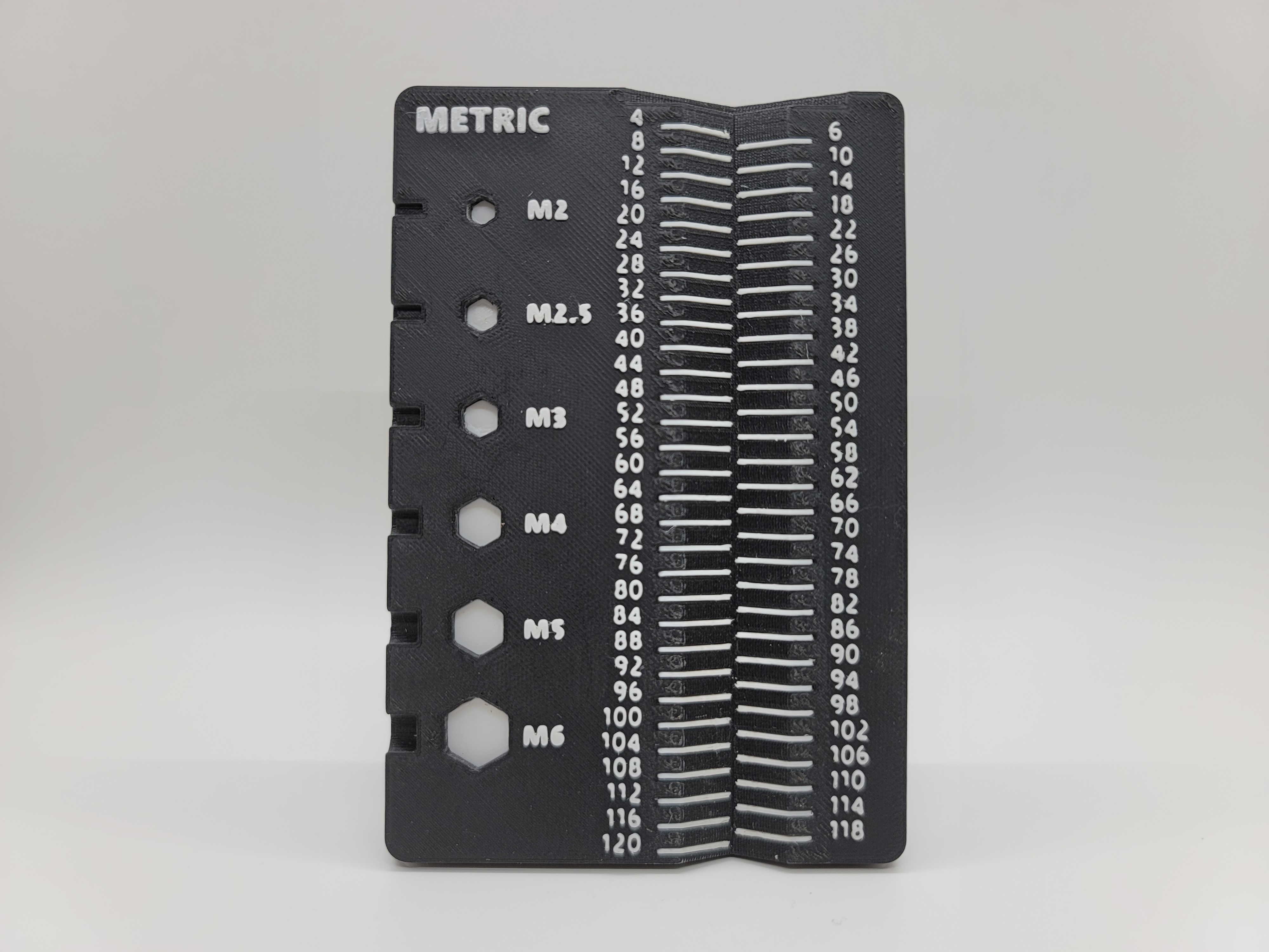 Gridfinity Screw and Nut Measurement Tool