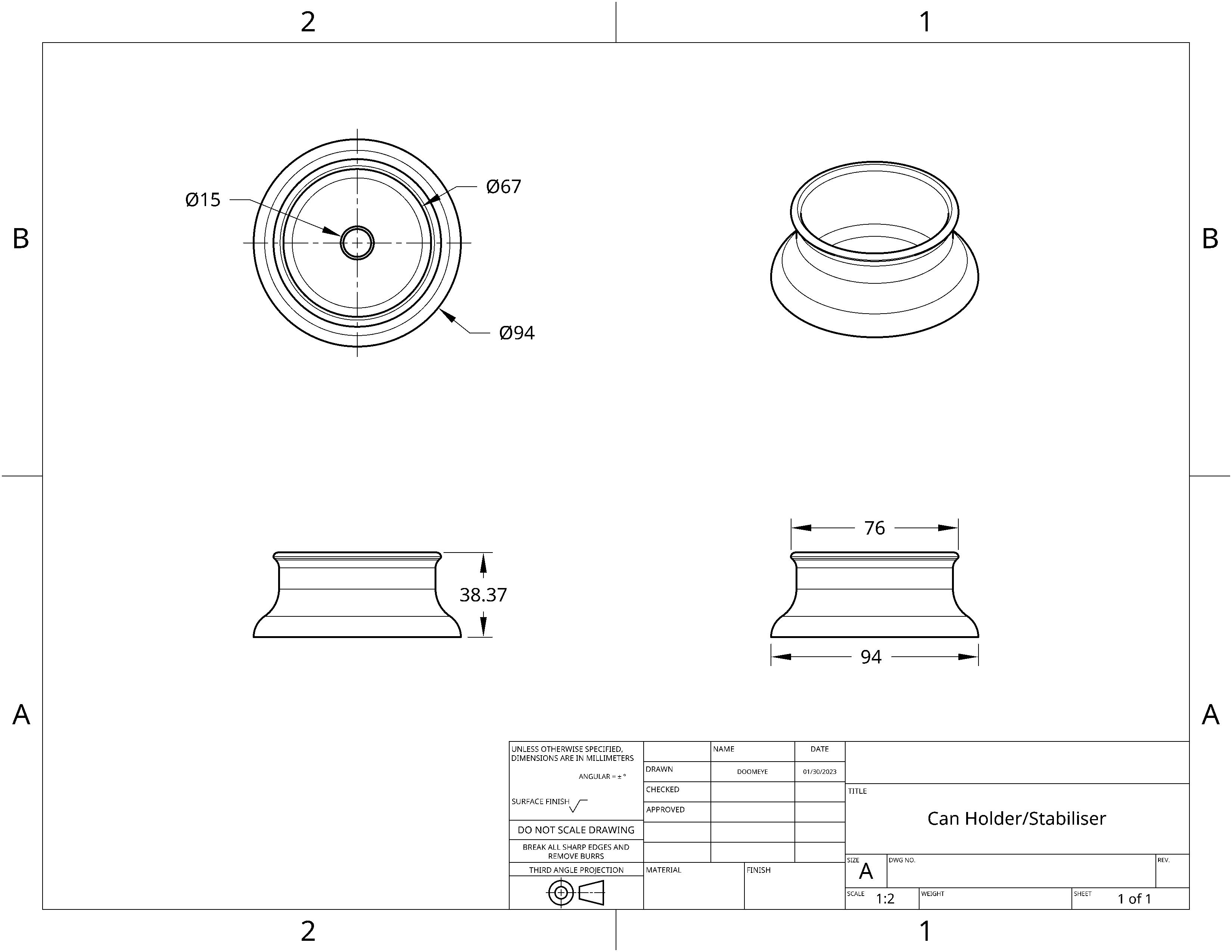 Can Holder / Stabiliser — miniatura 4