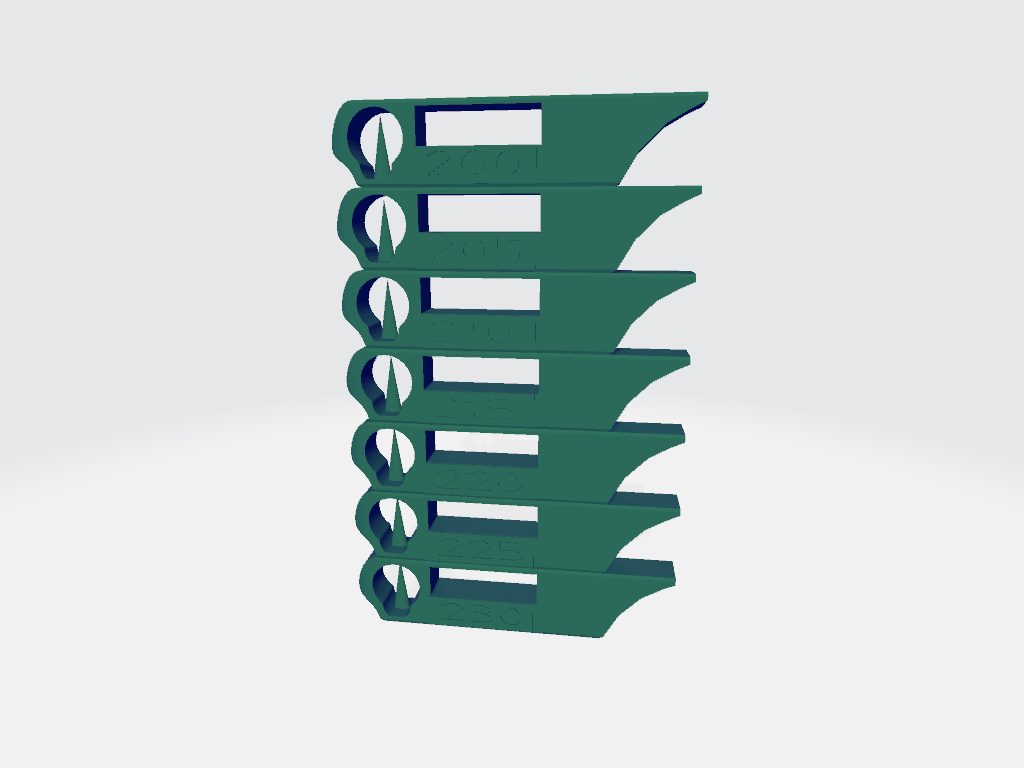 Bambu Lab P1P - Temp Tower PLA