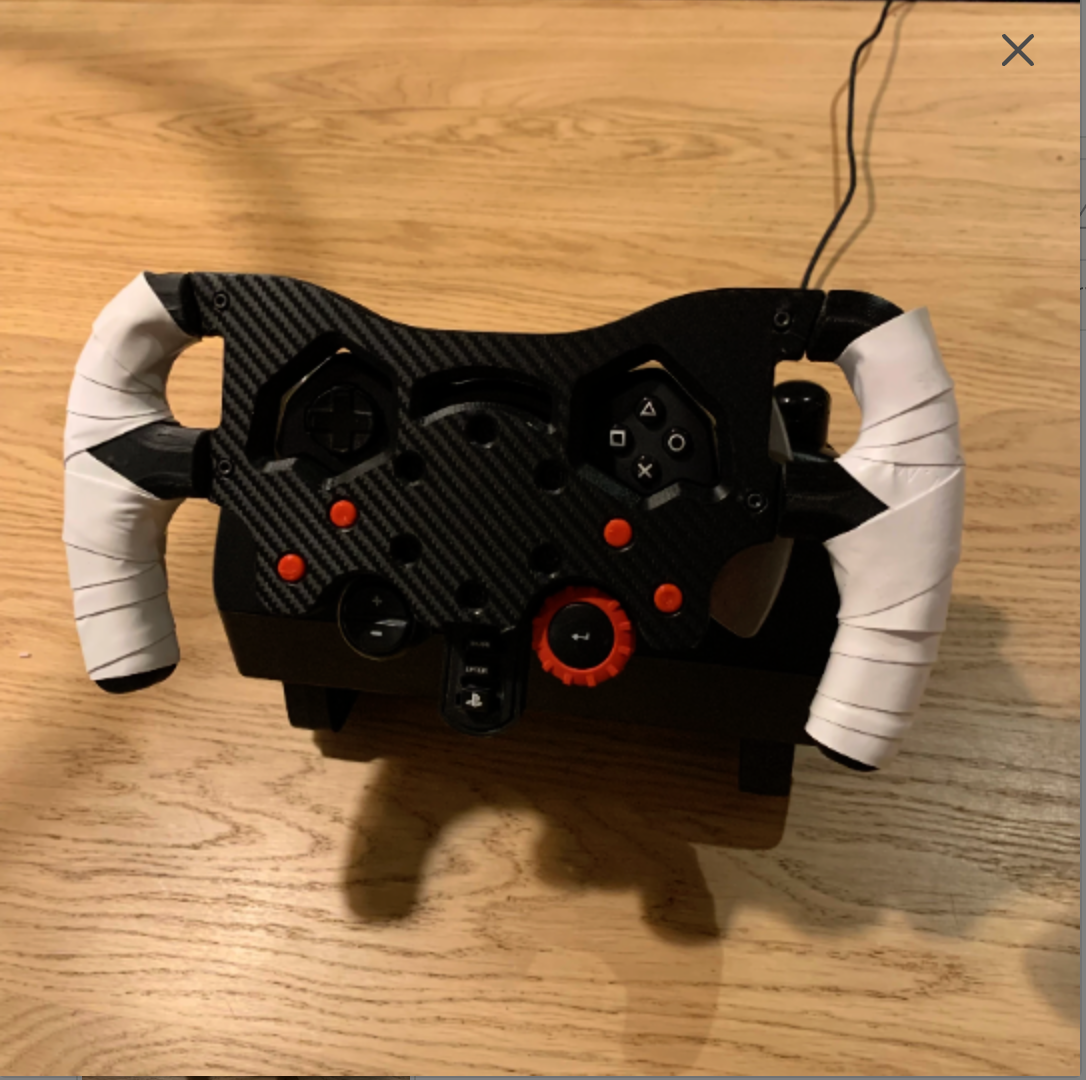 STL file Logitech G920 Steering Wheel 🛞・3D printer model to download・Cults