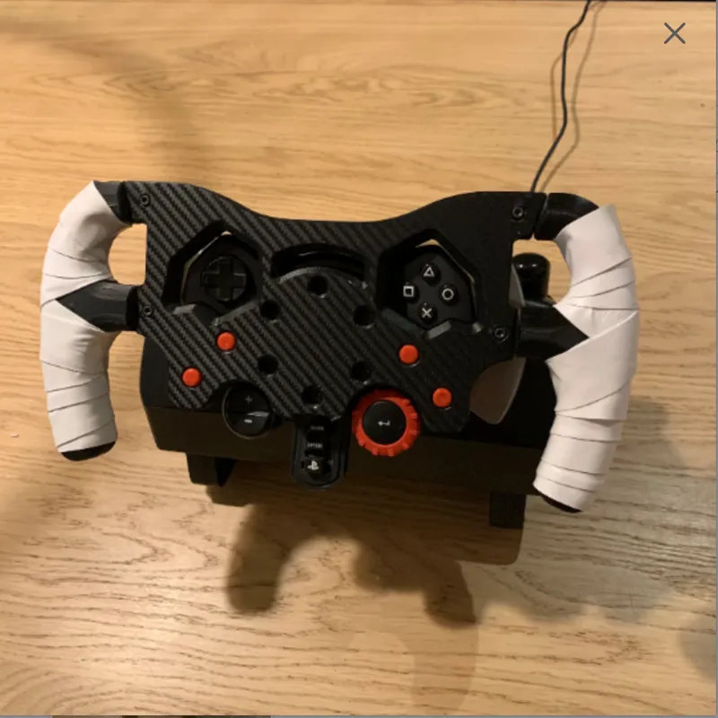 Logitech G27 / G29 / G920 / G923 Formula style steering wheel mod