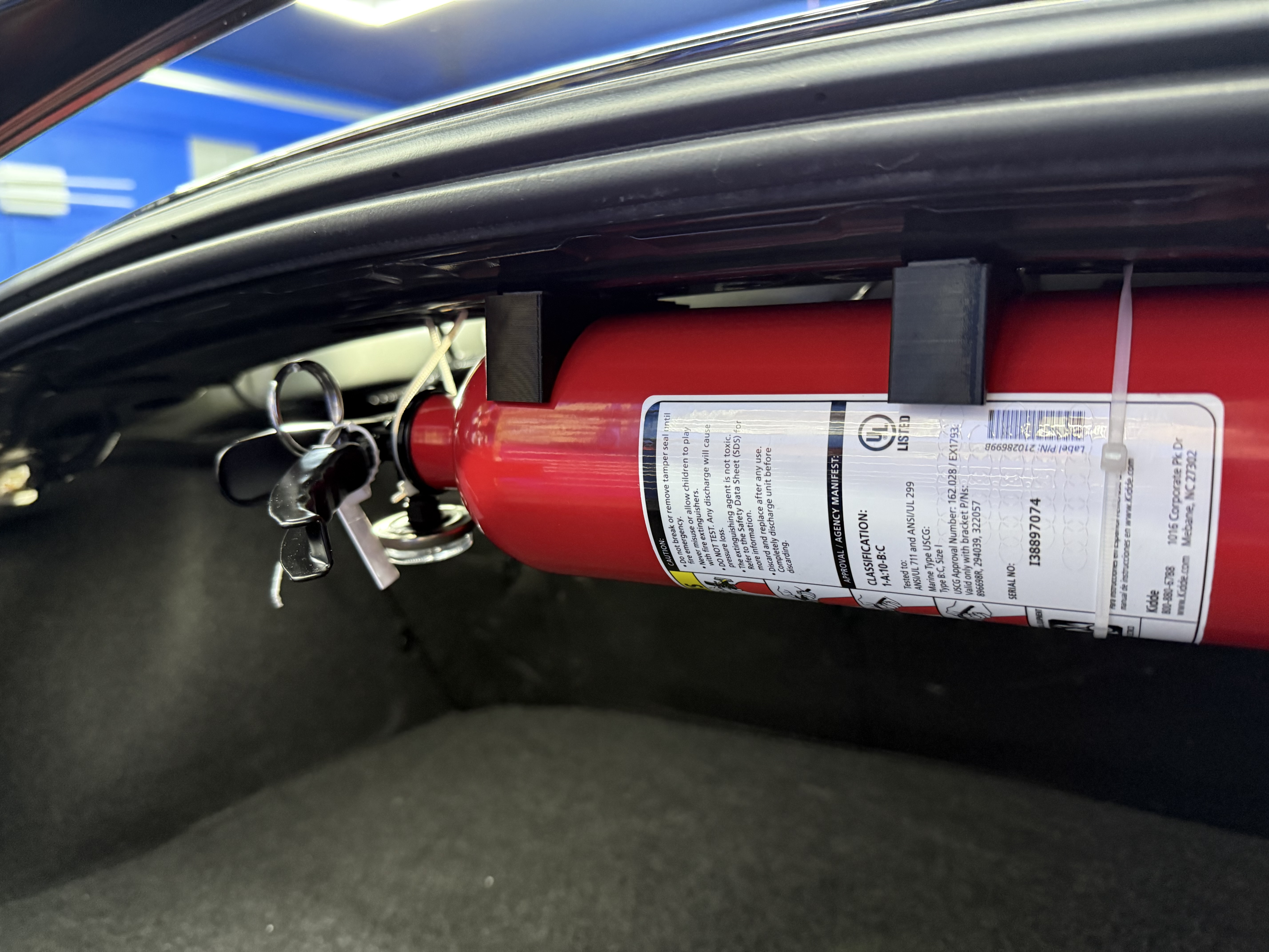 BRZ/86/FRS Fire Extinguisher Trunk Top mount