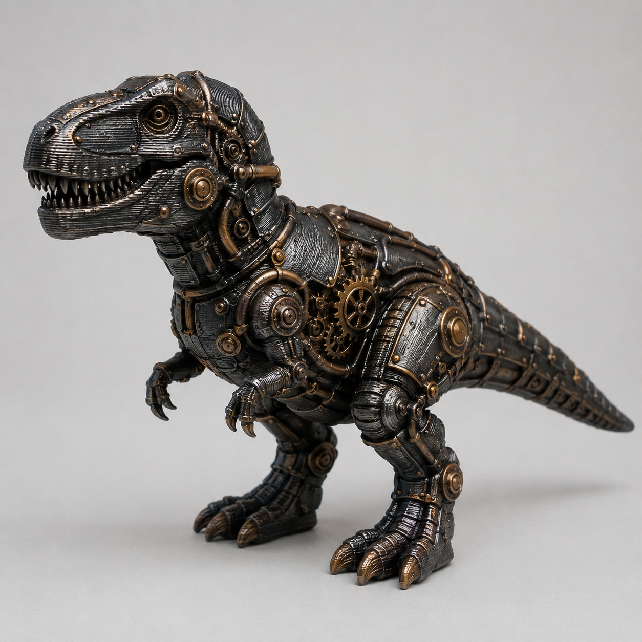 Mechanischer Steampunk-Dinosaurier/Mechanical steampunk dinosaur