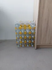 Stacking system for PET bottles