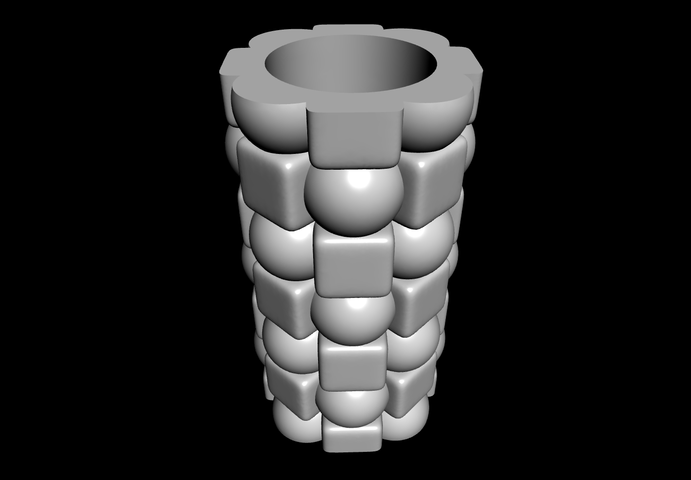 Ball-Cube Vase