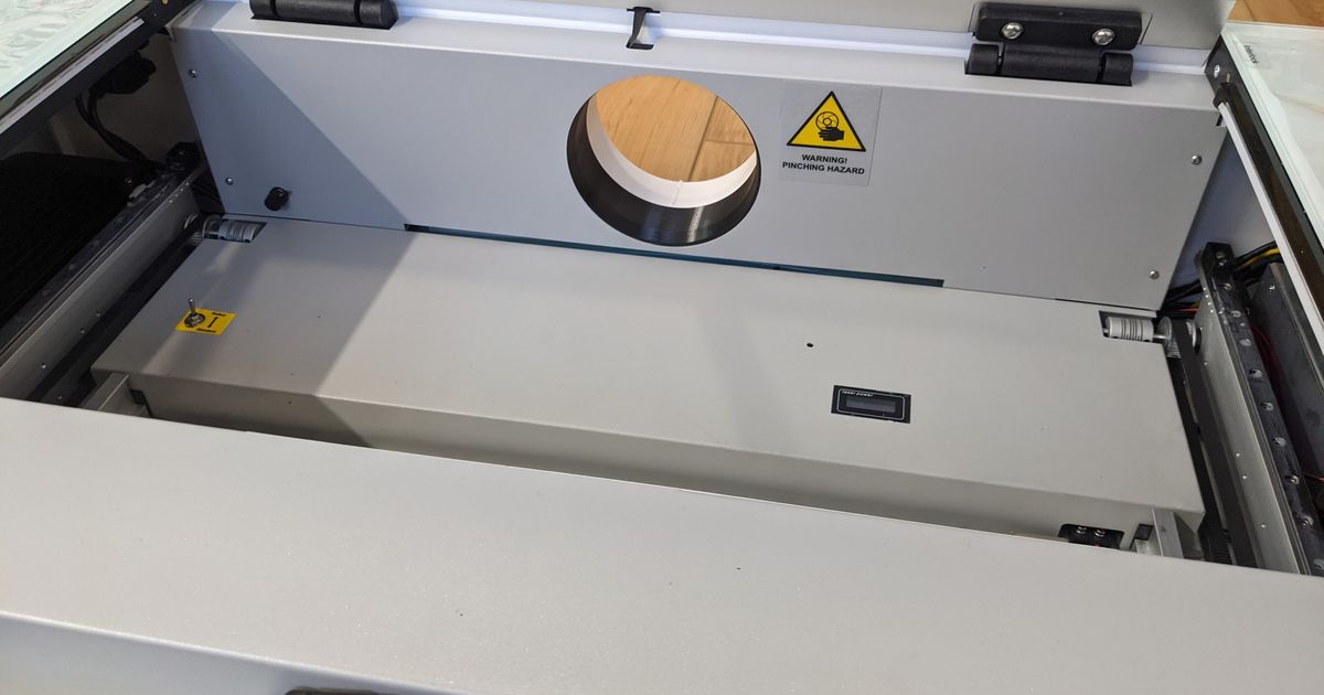 Omtech Polar Exhaust Fan Shroud by Sarge013 Download free STL model