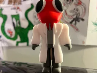 Red from Rainbow Friends by Tdub5 (PrintNPlayToys)