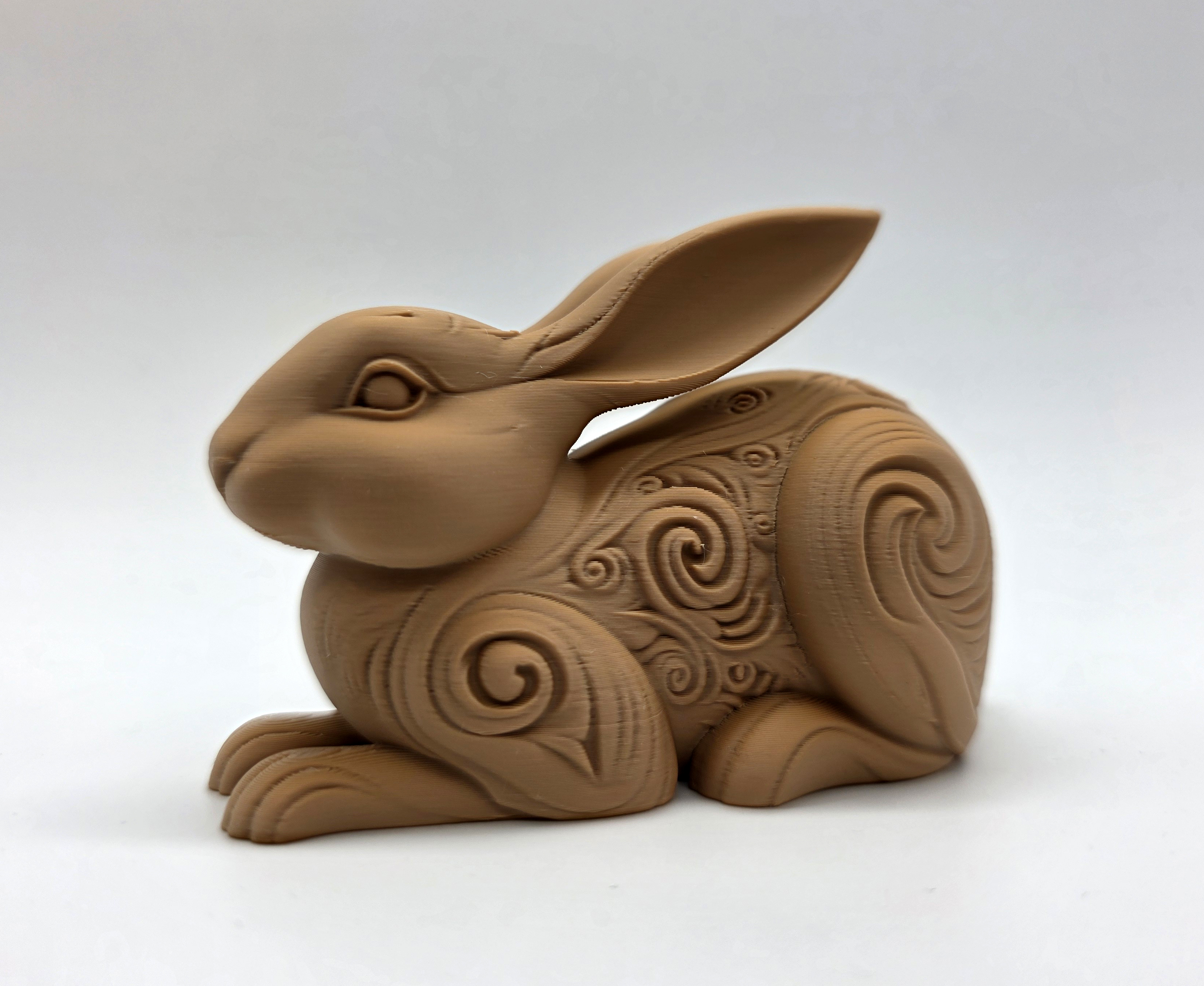 Wood-Carved Rabbit #1