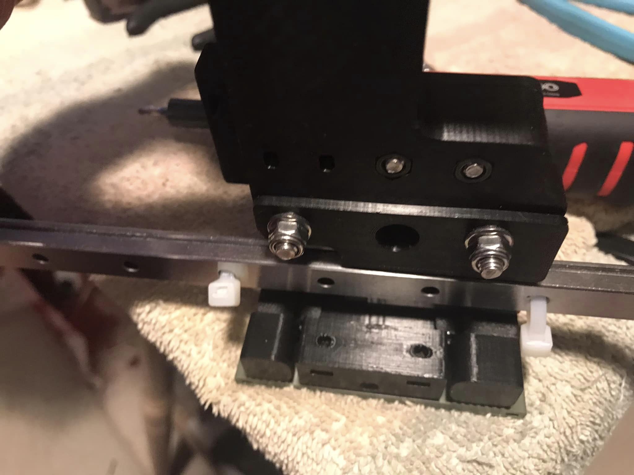 Linear Rail Direct Extruder Drive MOD for my Center mounted BLTouch ...
