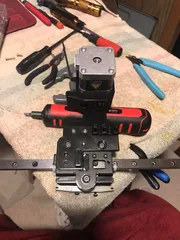 Linear Rail Direct Extruder Drive MOD for my Center mounted BLTouch FANG Duct System