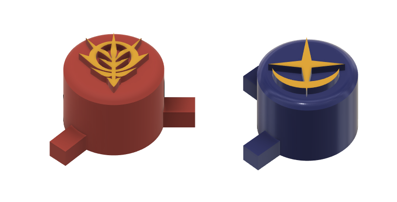 GBC Buttons - Gundam