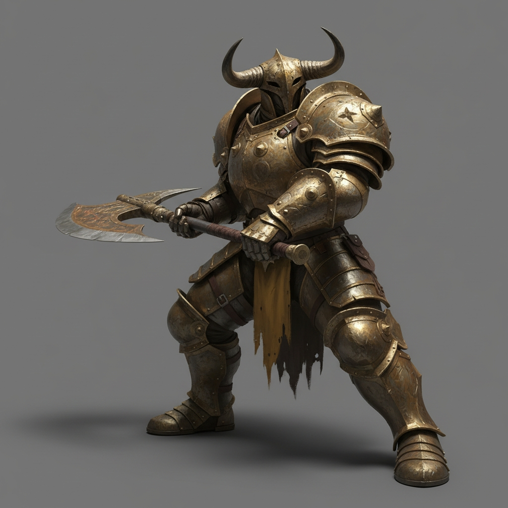 Horned Fantasy Knight 2