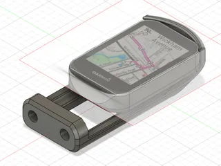 Garmin 530/830 aero support by Cube_Tech | Download free STL model