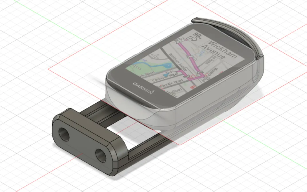 Garmin 530/830 aero support by Cube_Tech | Download free STL model