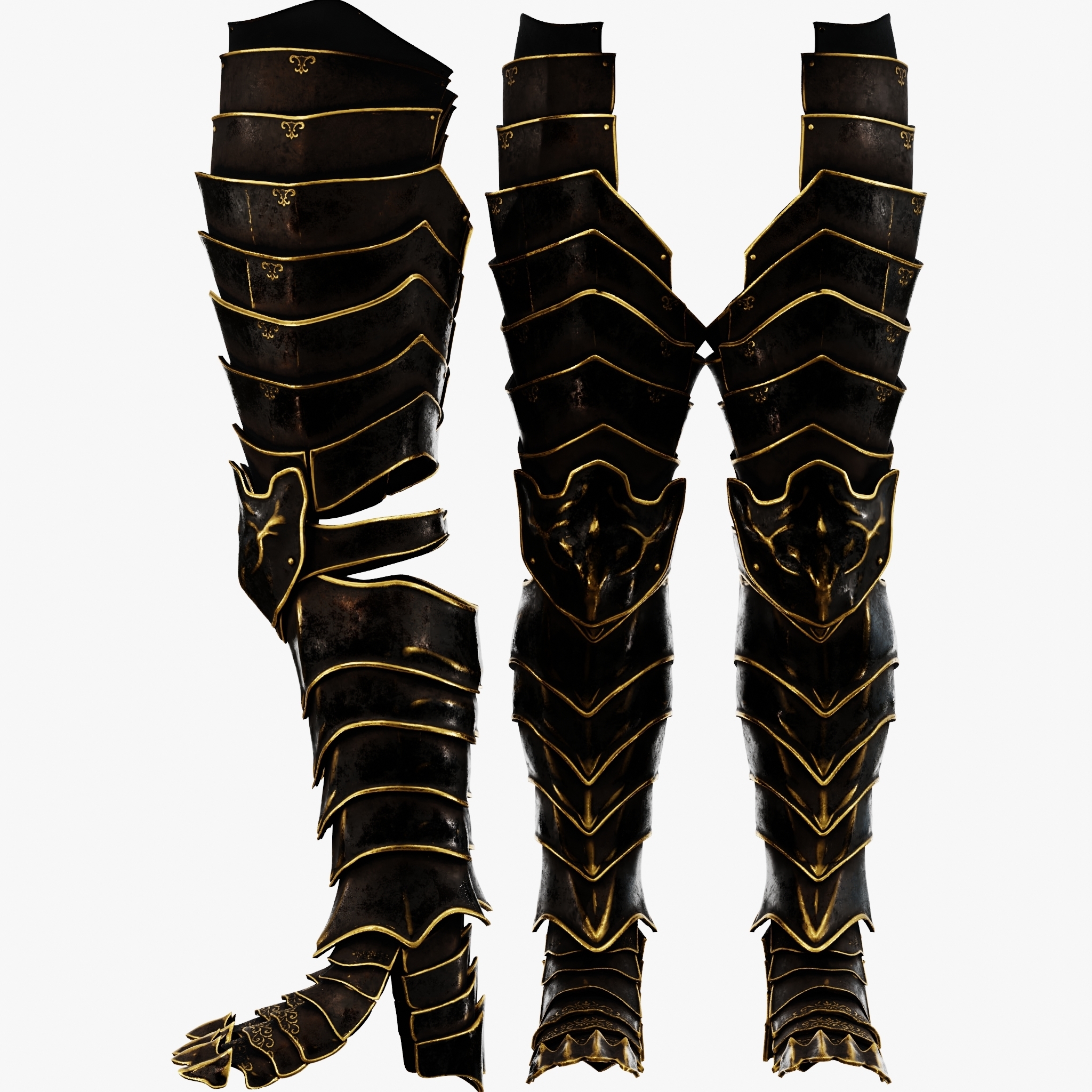 MALIKETH LEG ARMOR LIFE SIZE COSPLAY – THE BLACK BLADE ELDEN RING FAN ART STL