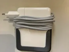 Macbook charger wall mount