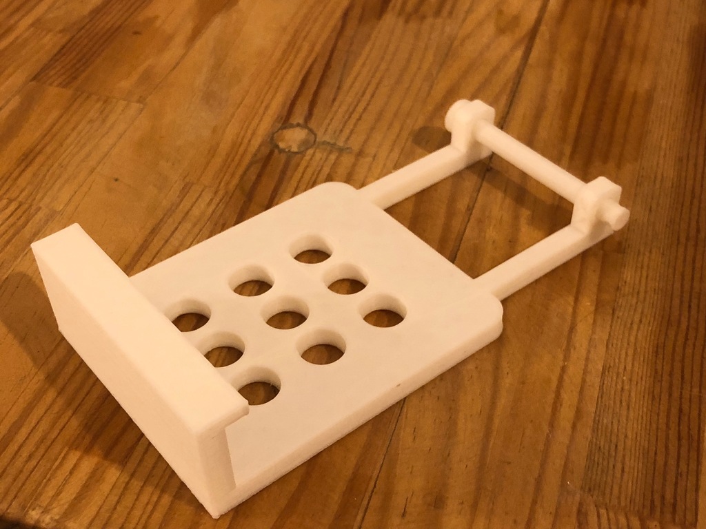 Suspended phone holder