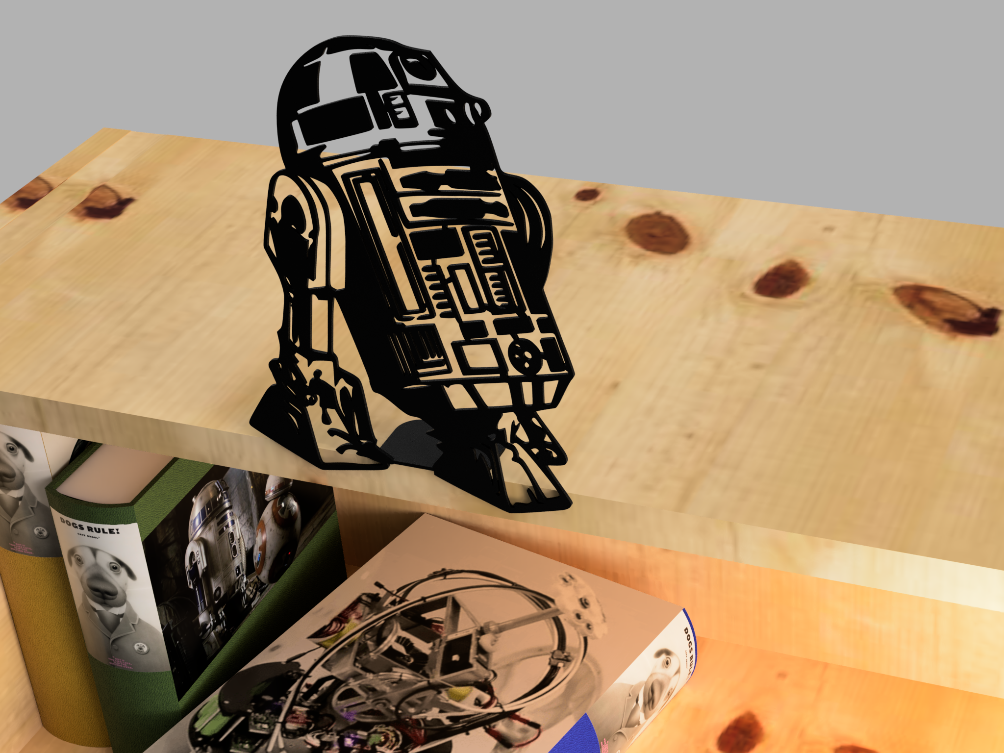 Miniatura 2 do modelo 3D R2D2