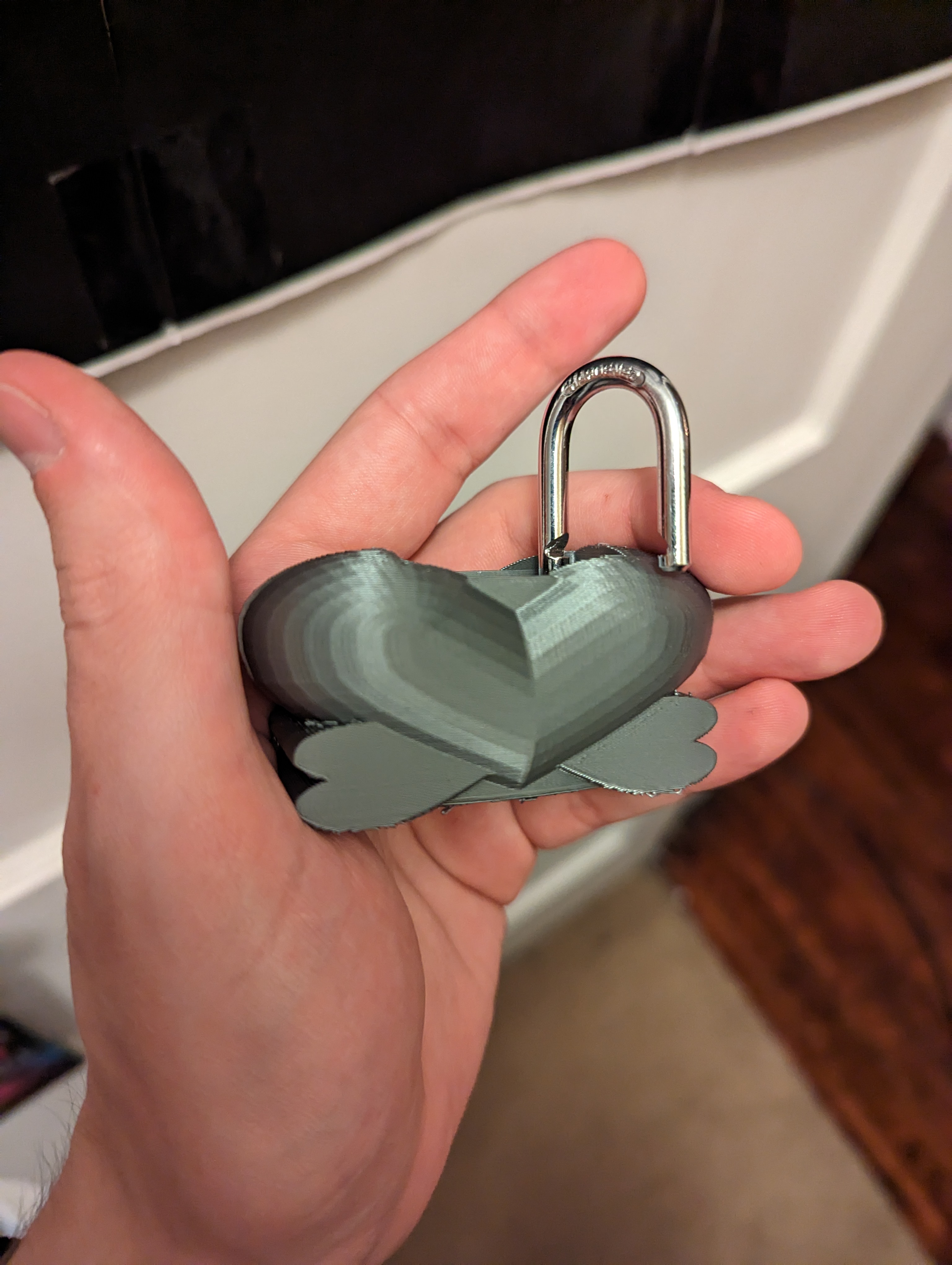 Unlock My Heart - Heart Shaped Lock Shell
