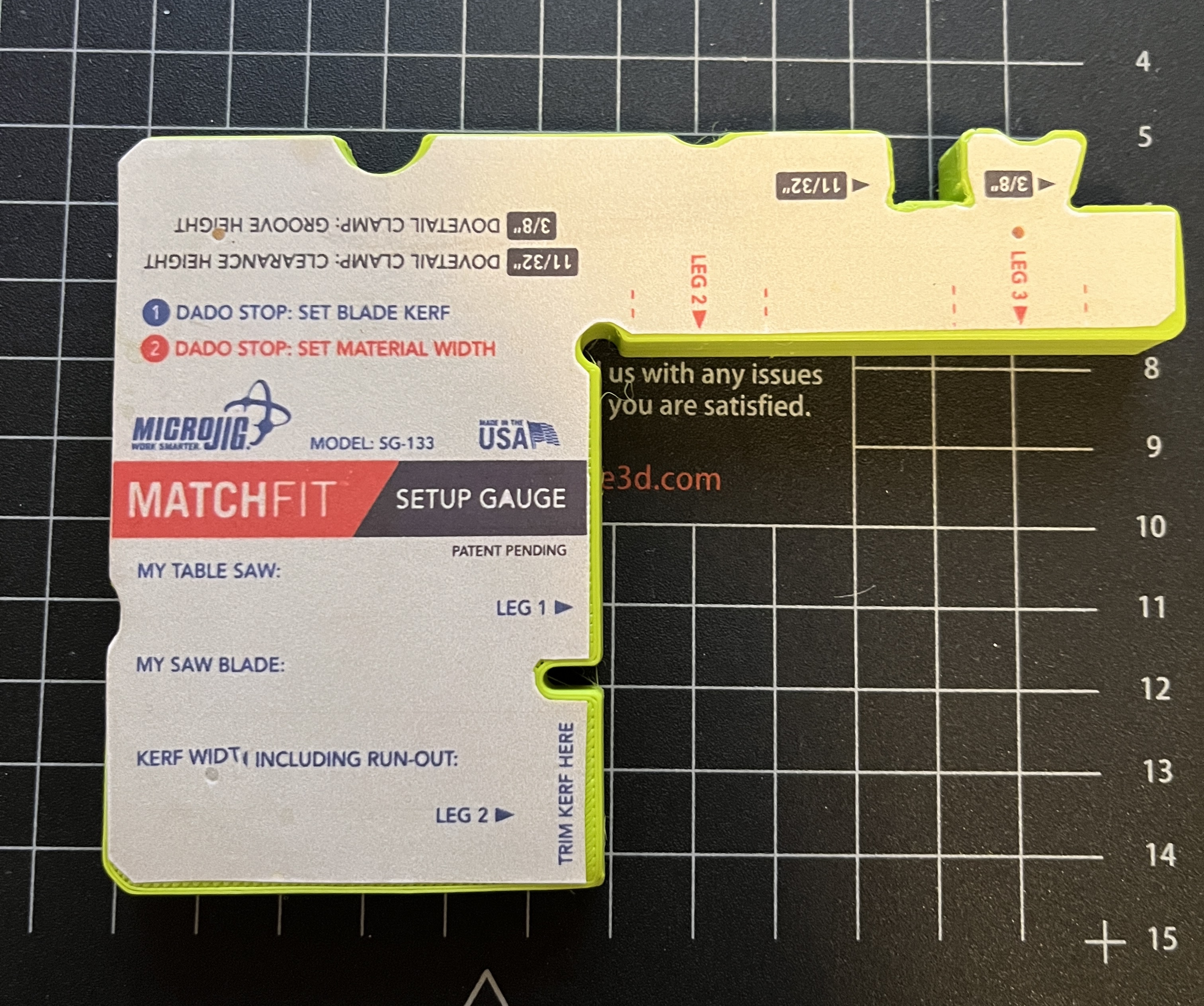 MatchFit Setup Gauge