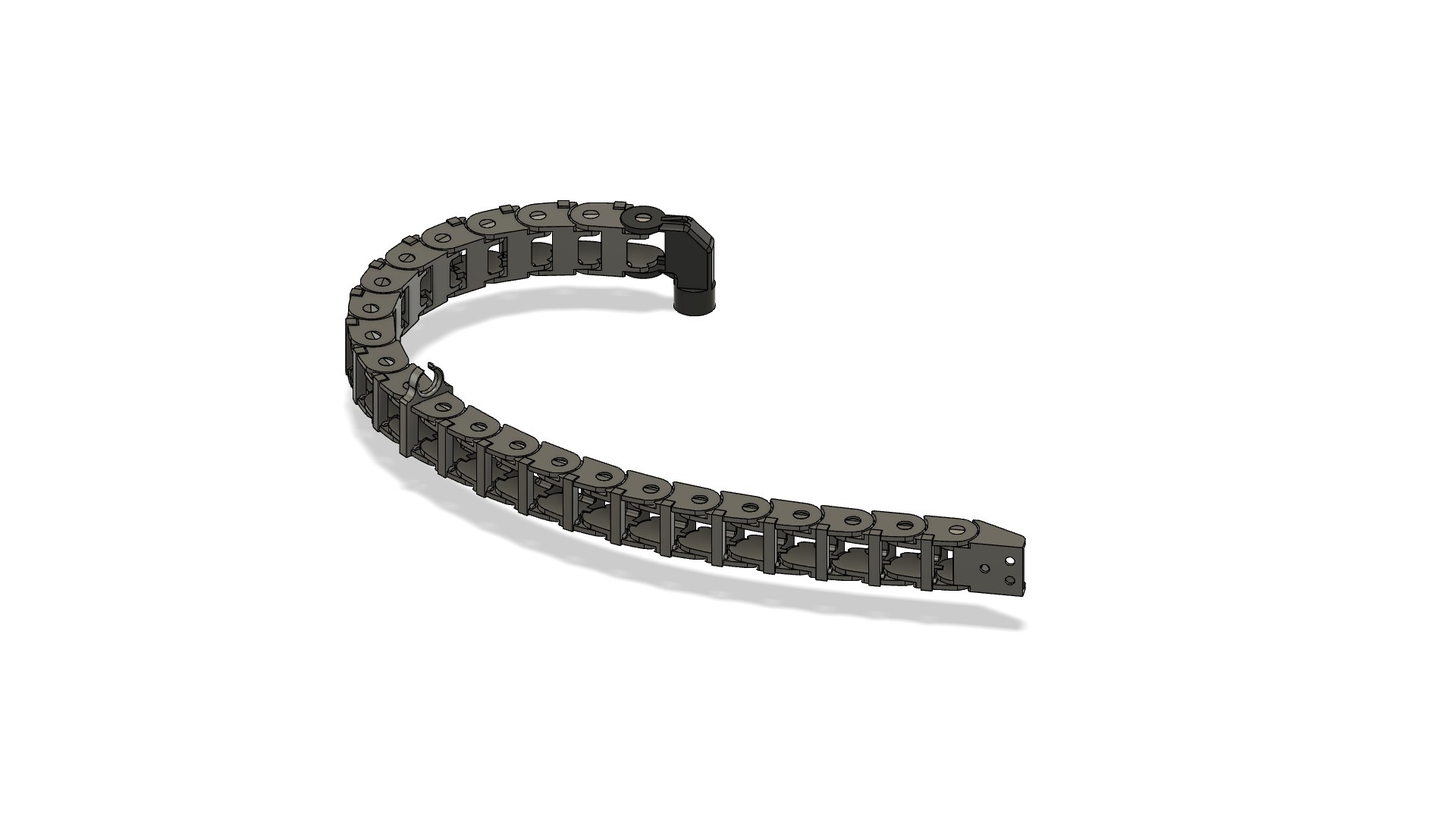 Bambu Lab P1P Printable Cable Drag Chain von Brody Kostenloses STLModell herunterladen