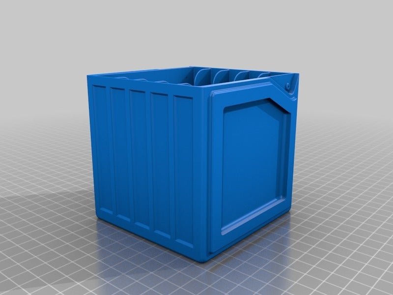 Miniatura 3 do modelo 3D Locking Drawer Box