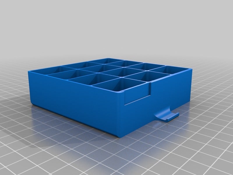 Miniatura 6 do modelo 3D Locking Drawer Box