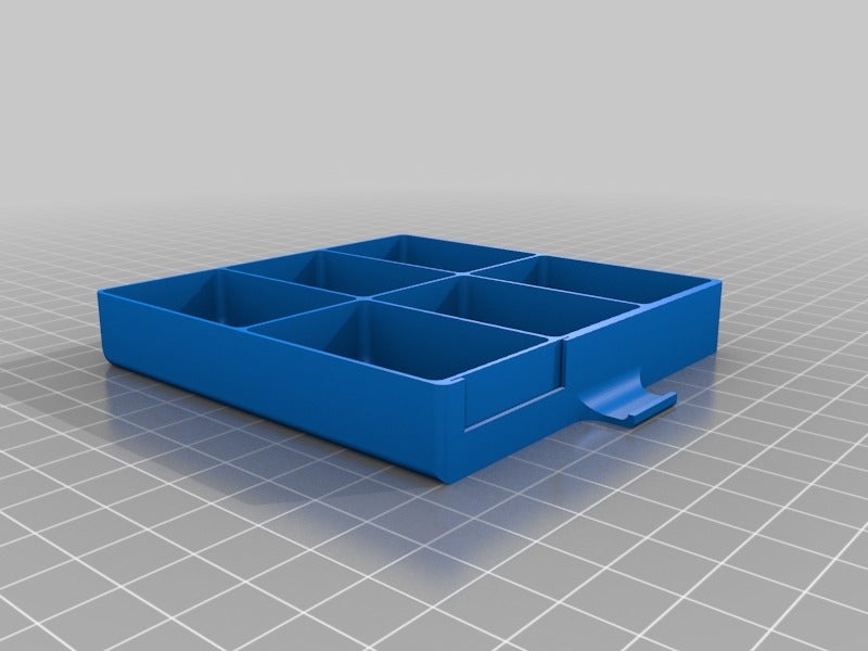 Miniatura 13 do modelo 3D Locking Drawer Box