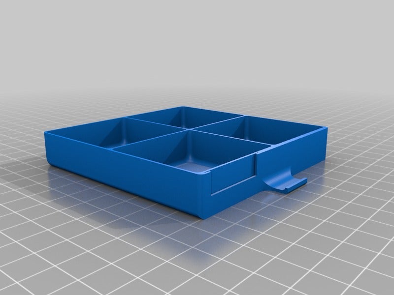 Miniatura 14 do modelo 3D Locking Drawer Box