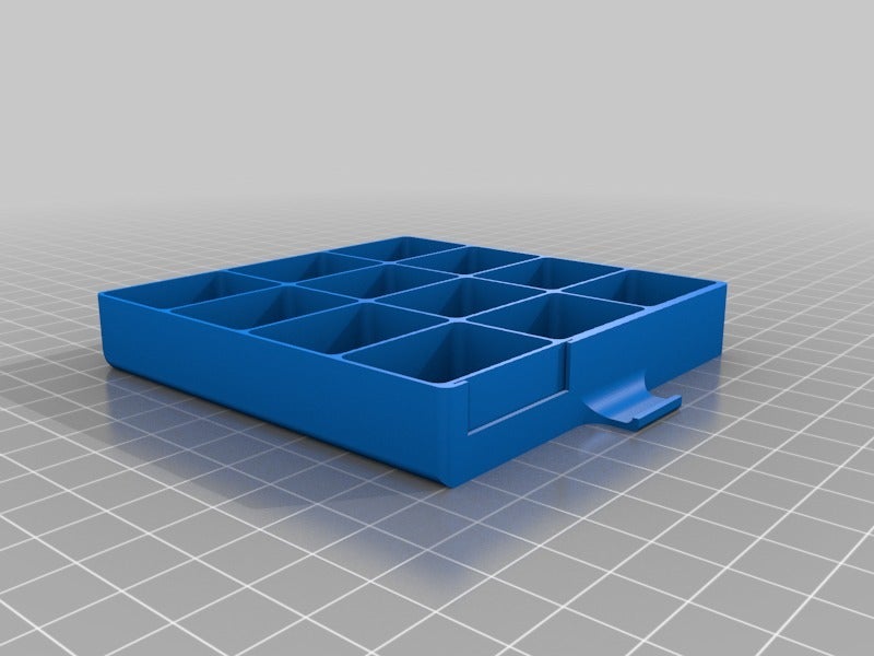 Miniatura 23 do modelo 3D Locking Drawer Box