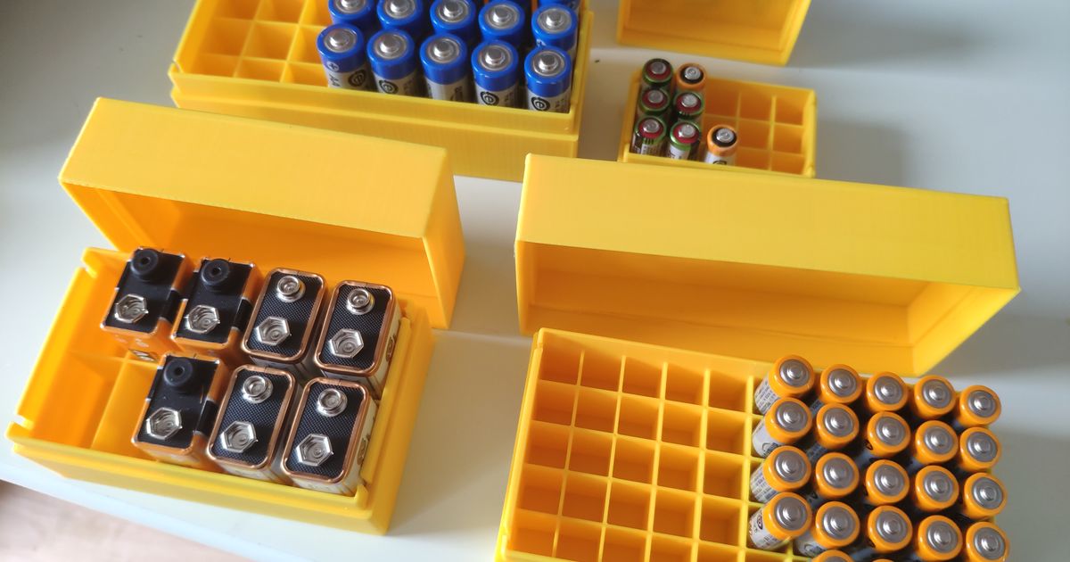 Duncan's Battery Box Collection AA AAA PP3 23A (now C and D too) by