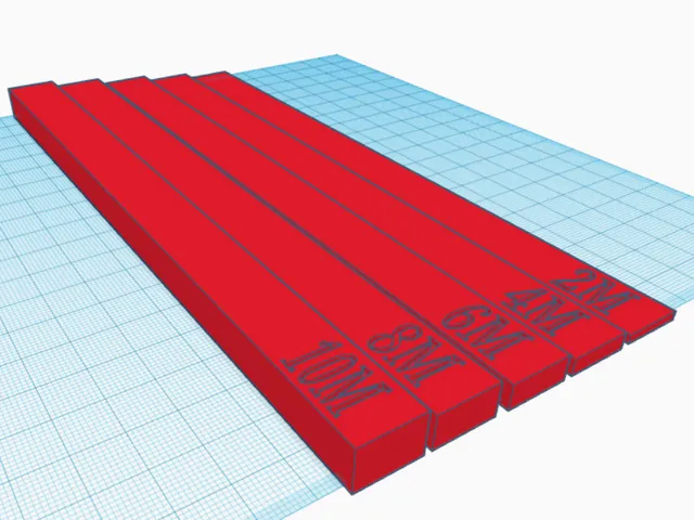 Measurement sticks for dough