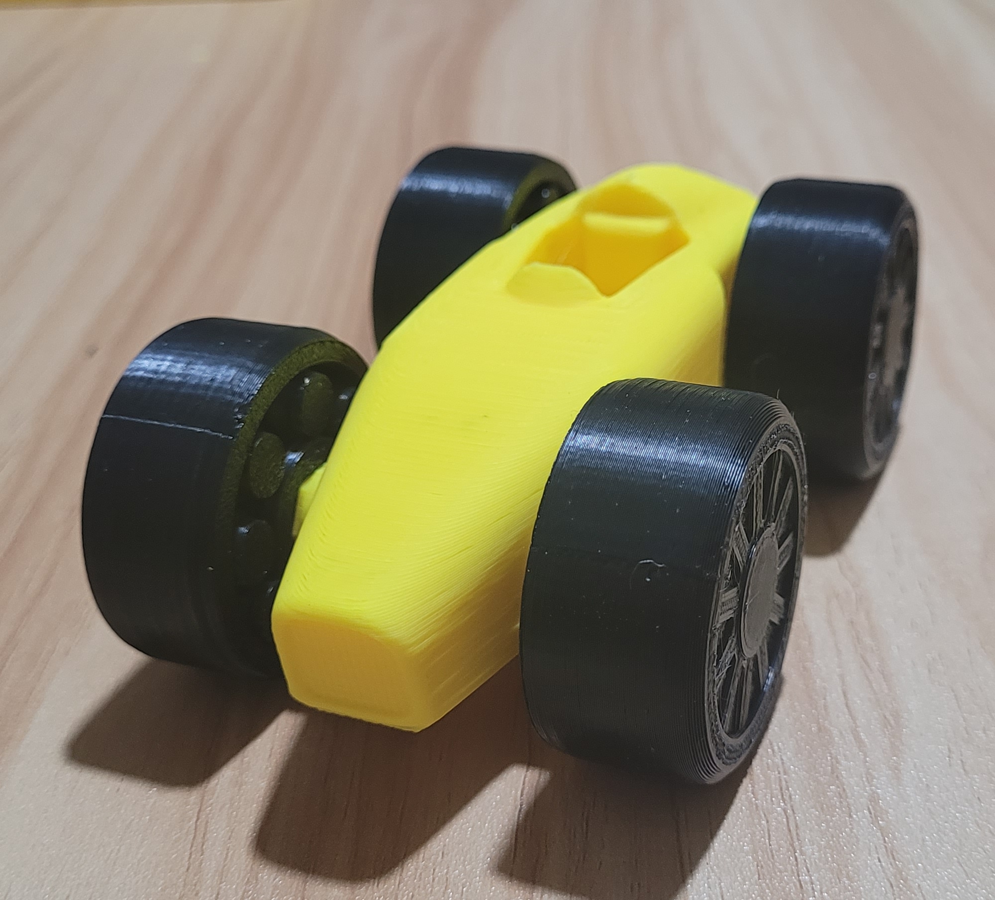 Race Car with Bearing Wheels