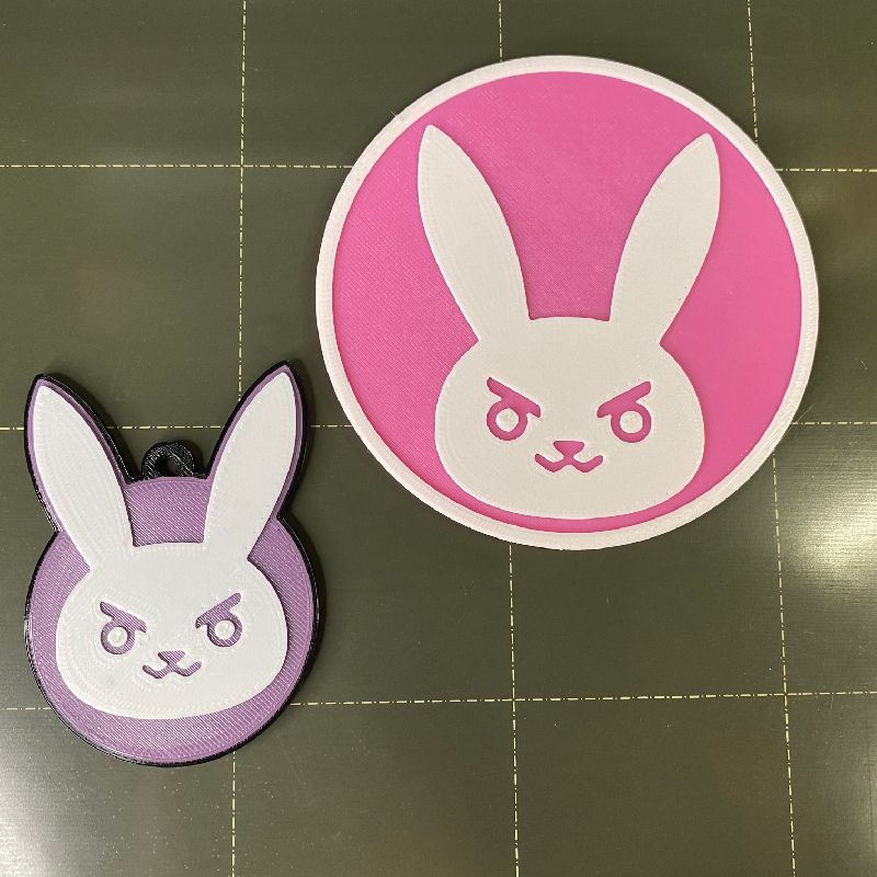 D.Va Keychain and Coaster (Overwatch) by nerdyviews | Download