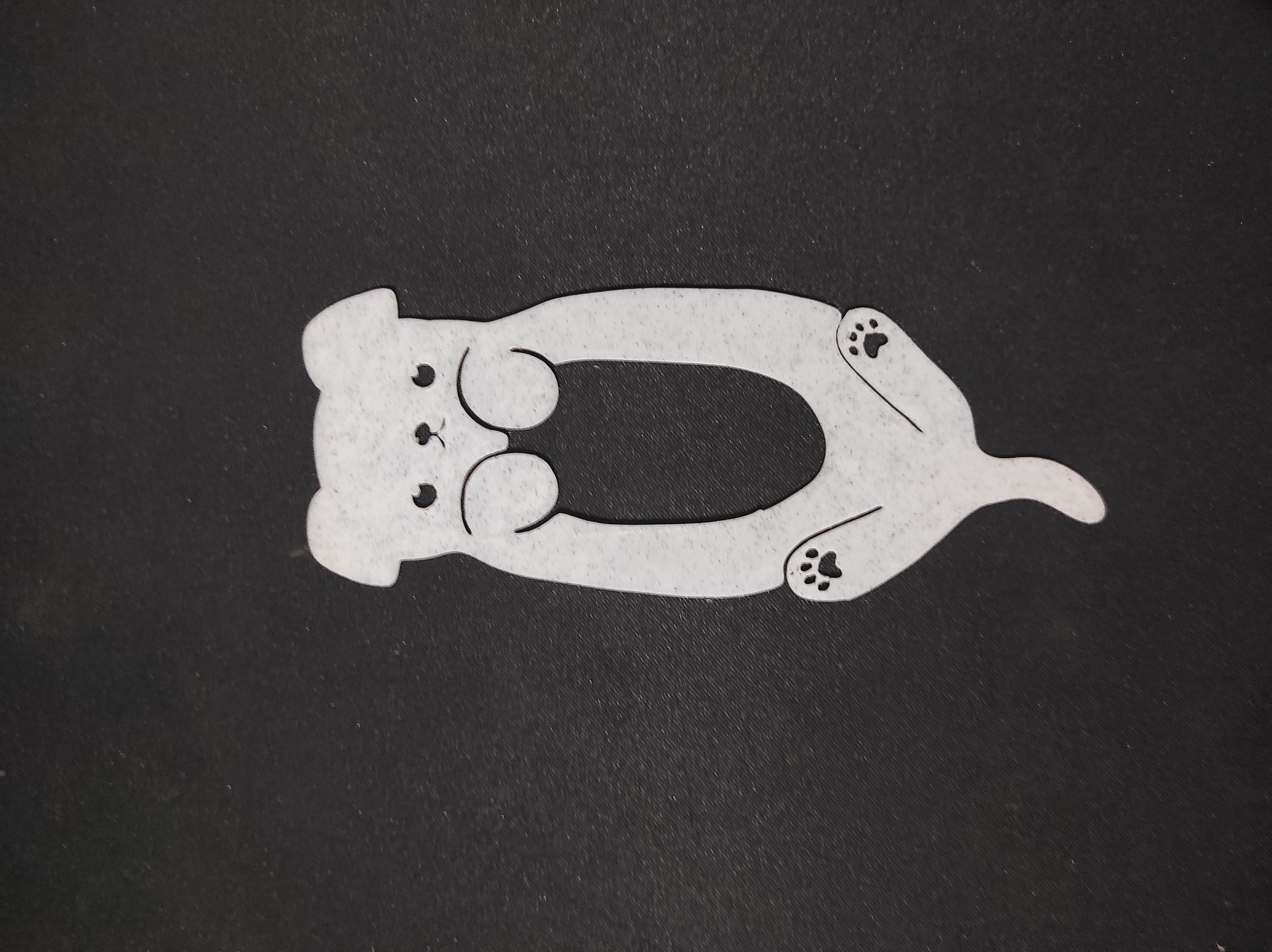 cute dog bookmark