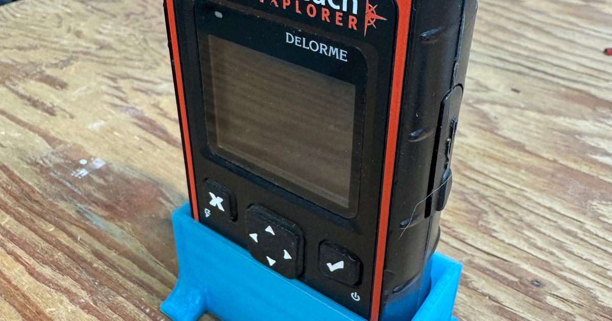 Garmin InReach Explorer Stand By Angelo | Download Free STL Model ...