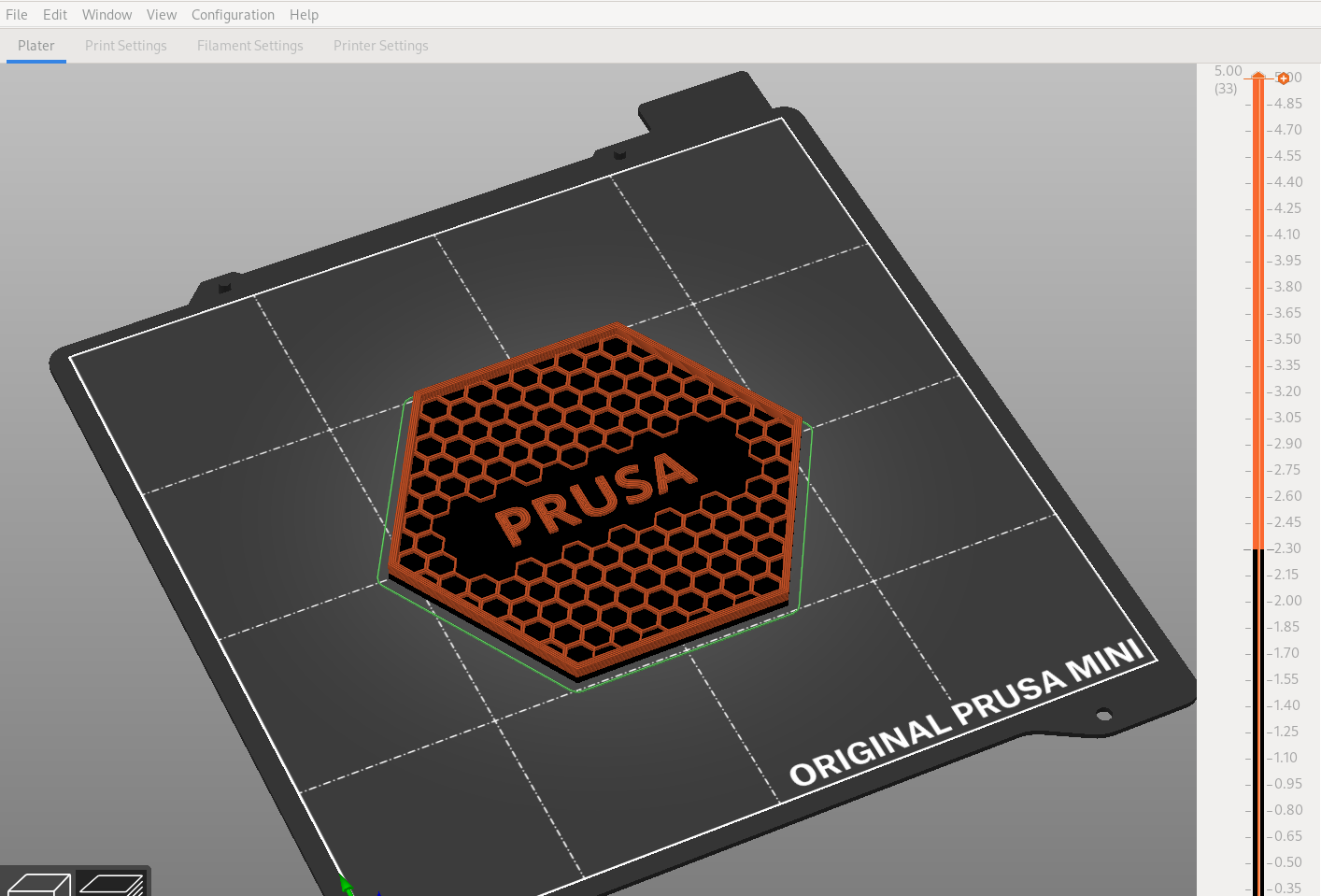 Miniatura 4 do modelo 3D Customizable Hex Coaster