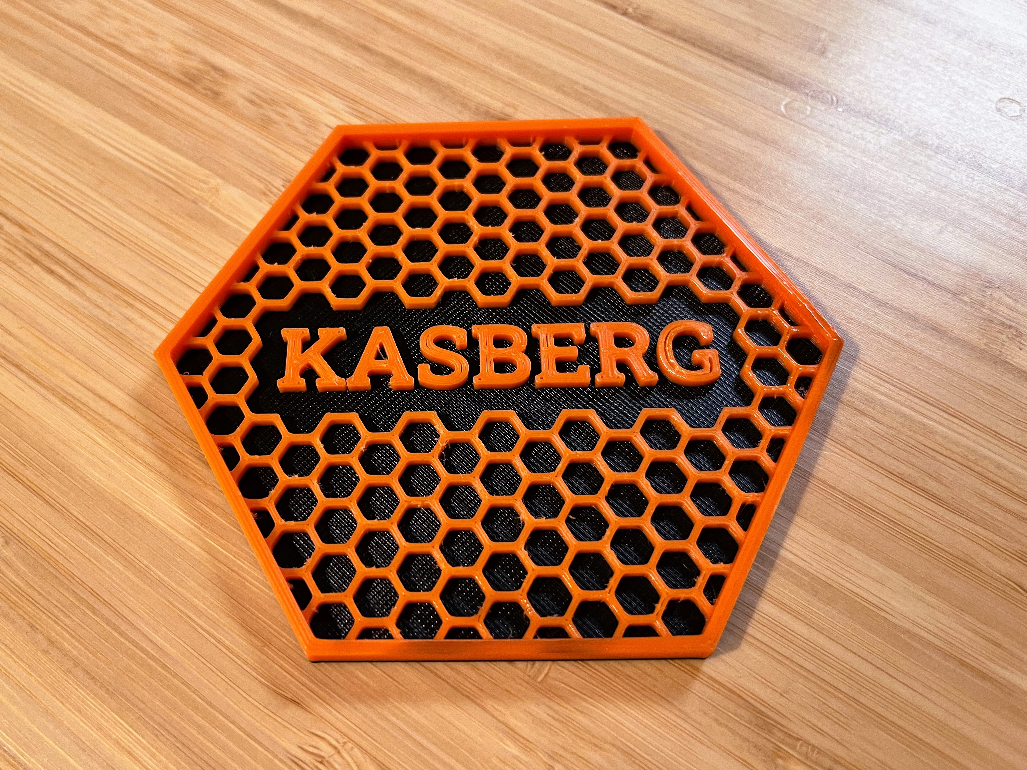 Miniatura 3 do modelo 3D Customizable Hex Coaster