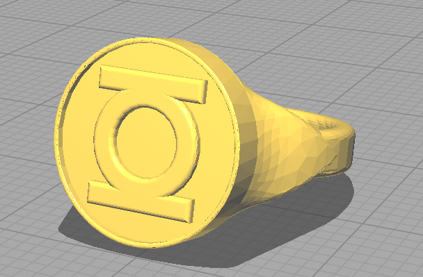 Miniatura 2 do modelo 3D Green Lantern Ring