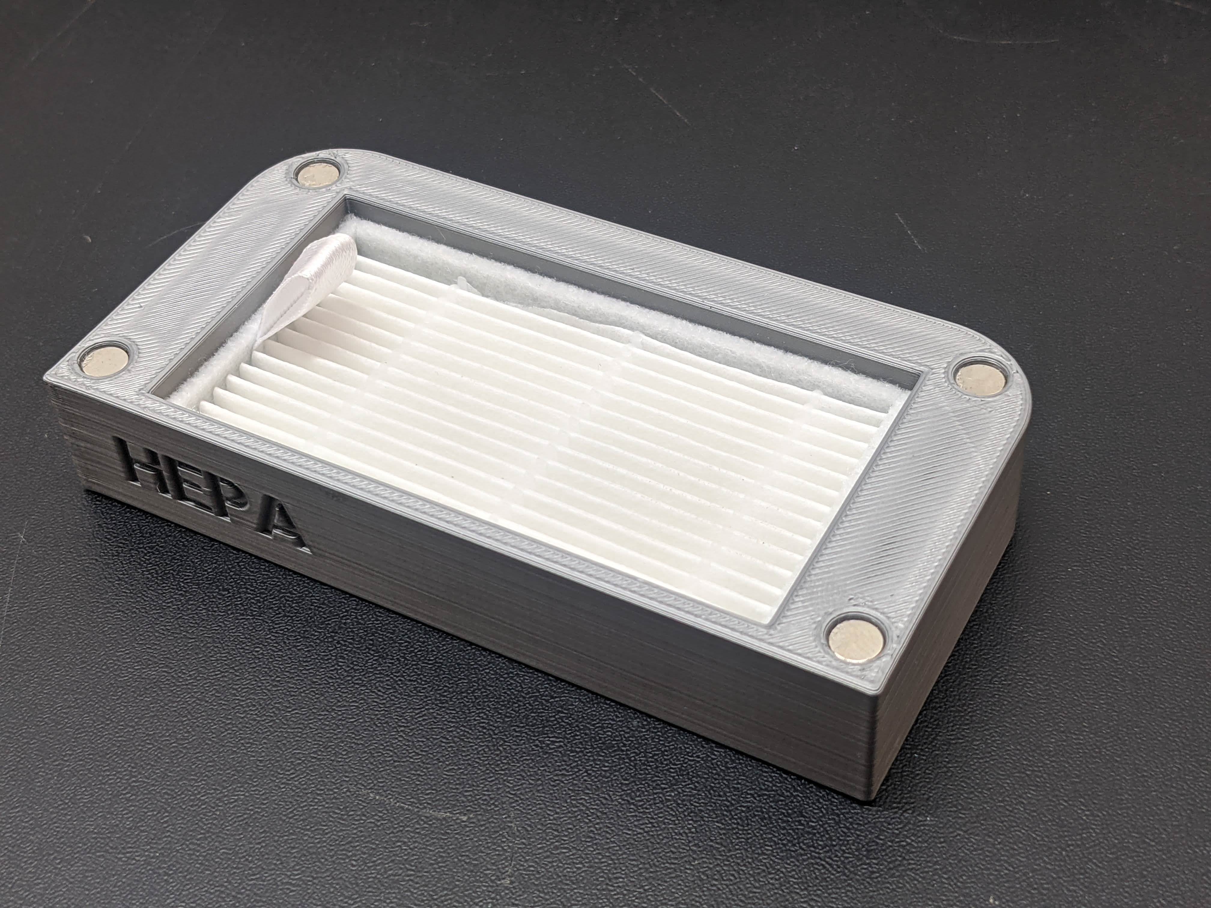 Resized HEPA Filter Section