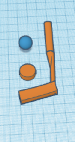 Table hockey stick