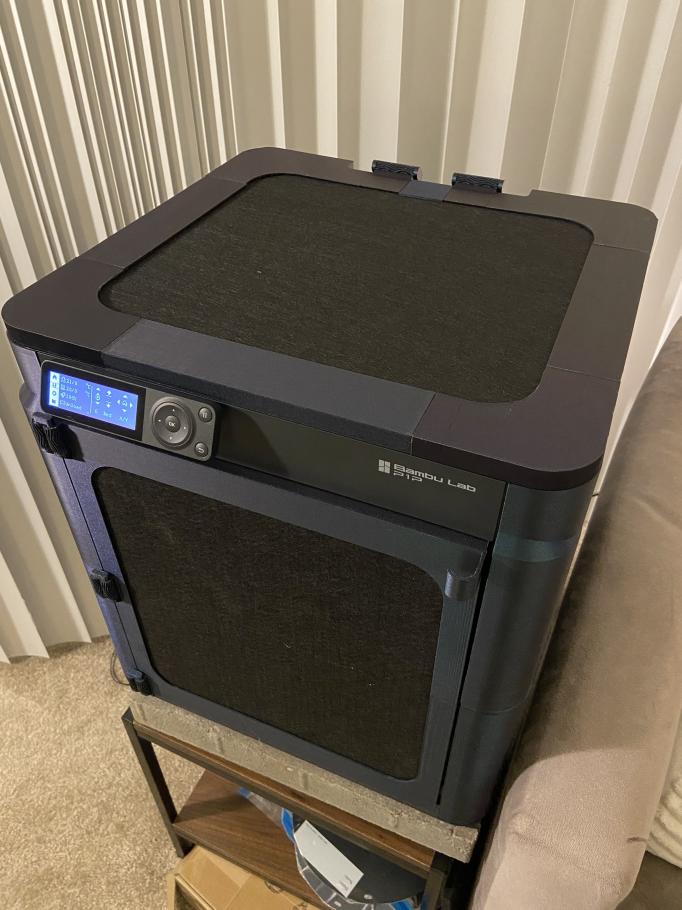 AntiSound P1P Enclosure by Jumbify Download free STL model