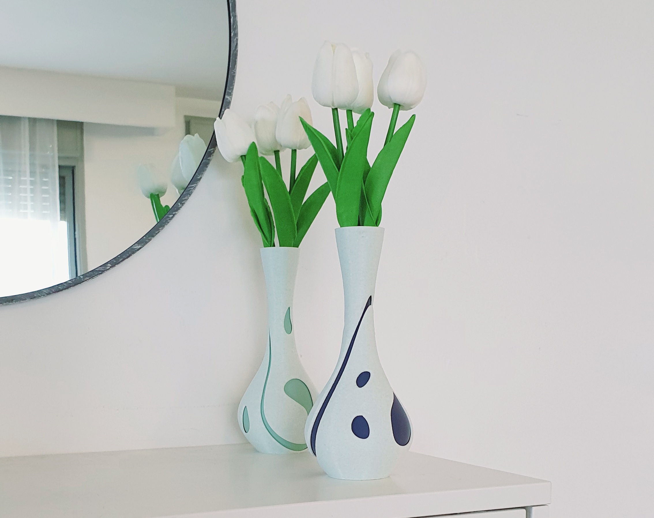 3 Piece abstract vase
